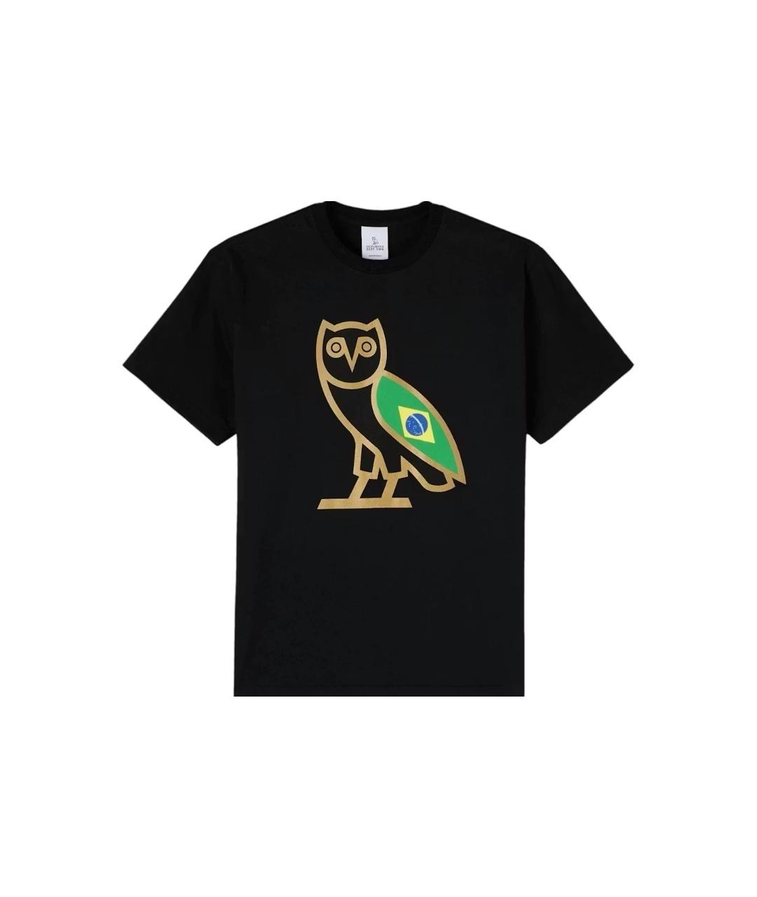 OVO by Drake Черная хлопковая футболка, фото 6