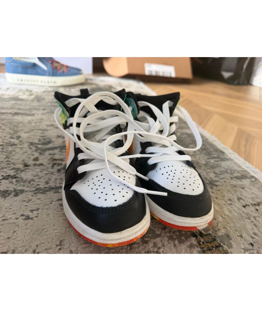 NIKE Мульти кожаные кеды, фото 2