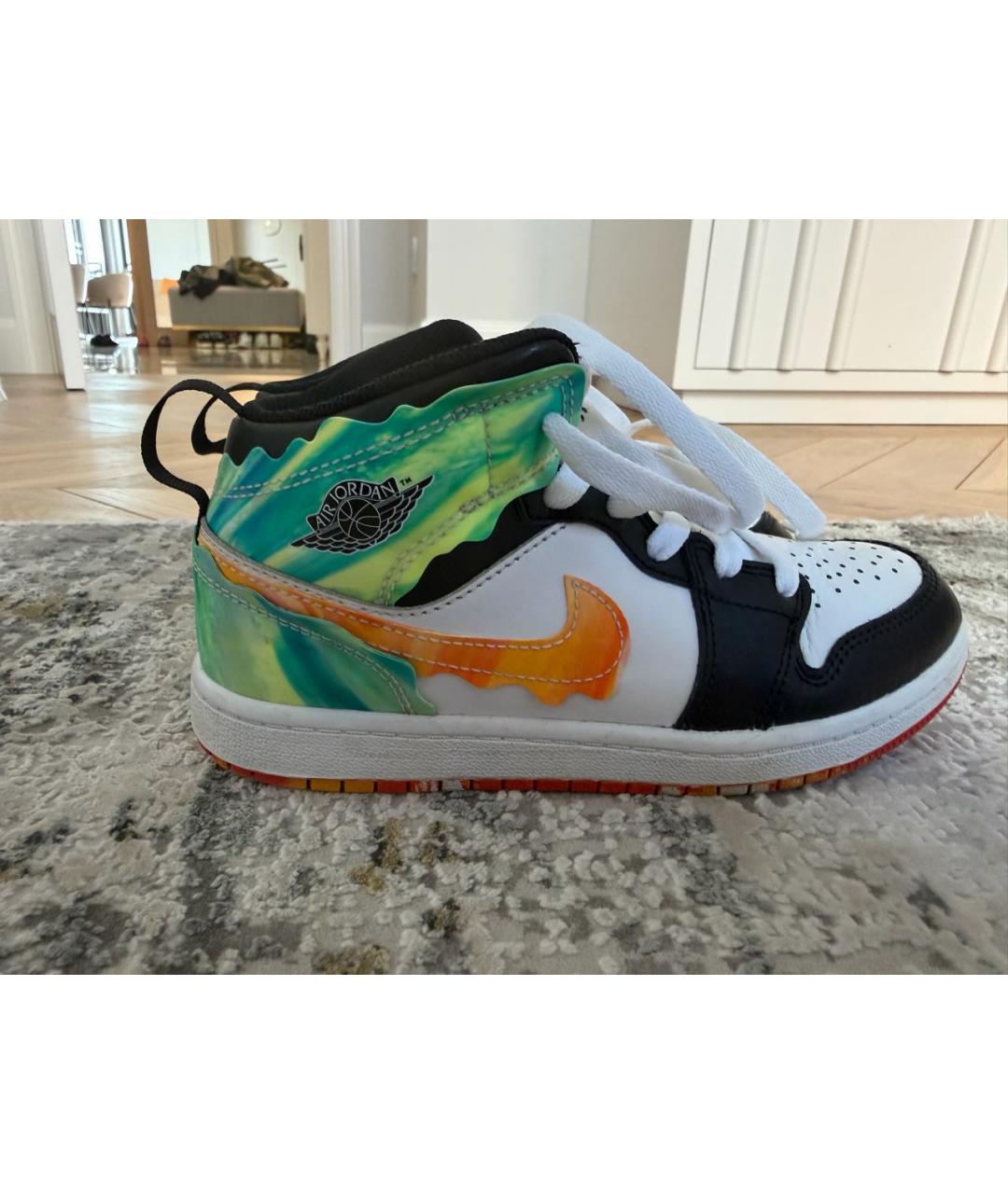 NIKE Мульти кожаные кеды, фото 5