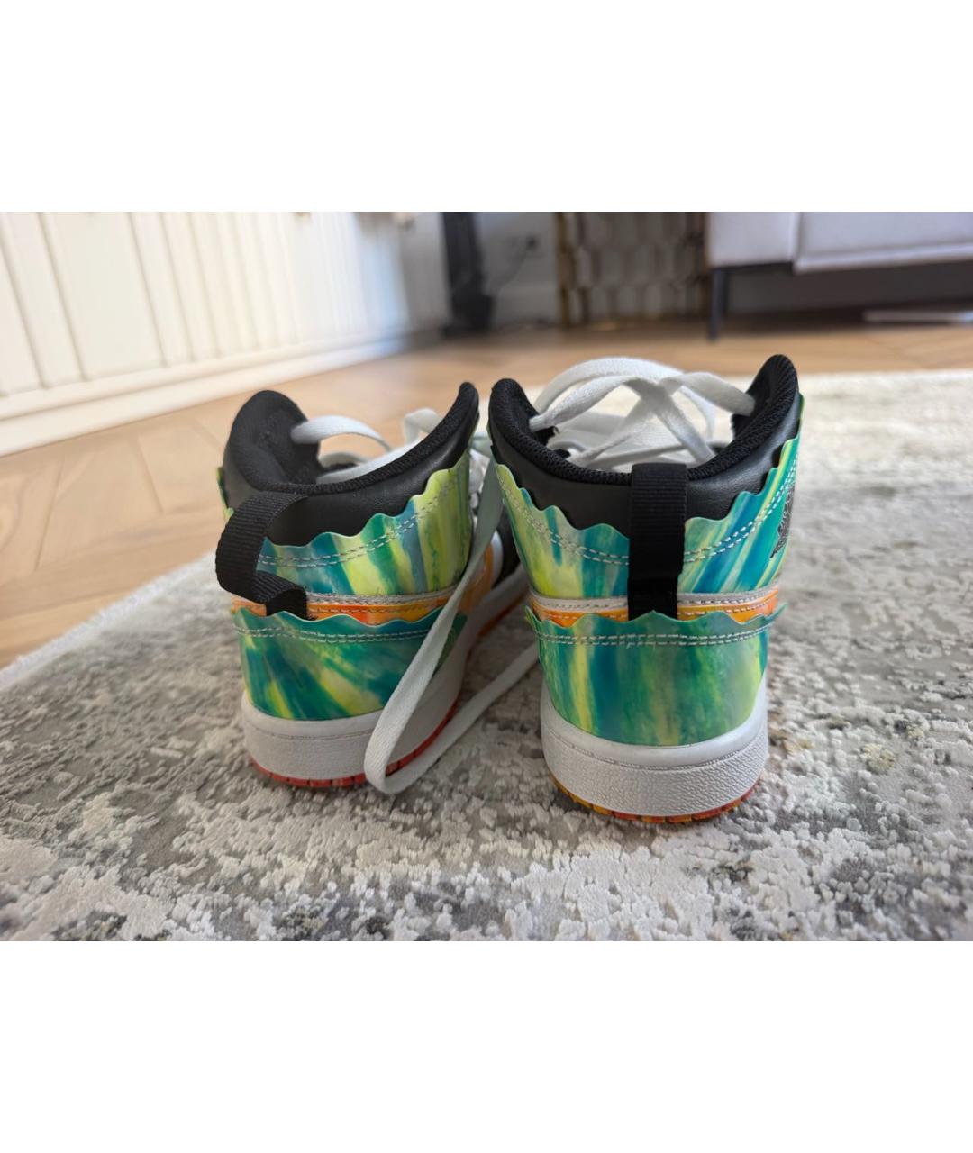 NIKE Мульти кожаные кеды, фото 4