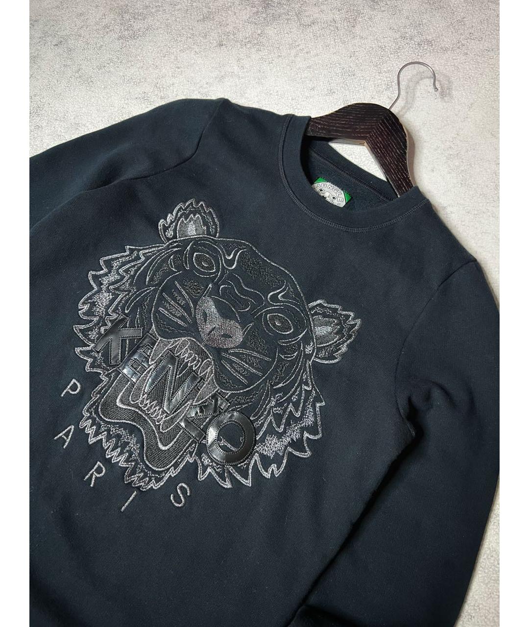 KENZO Черное хлопковое платье, фото 4