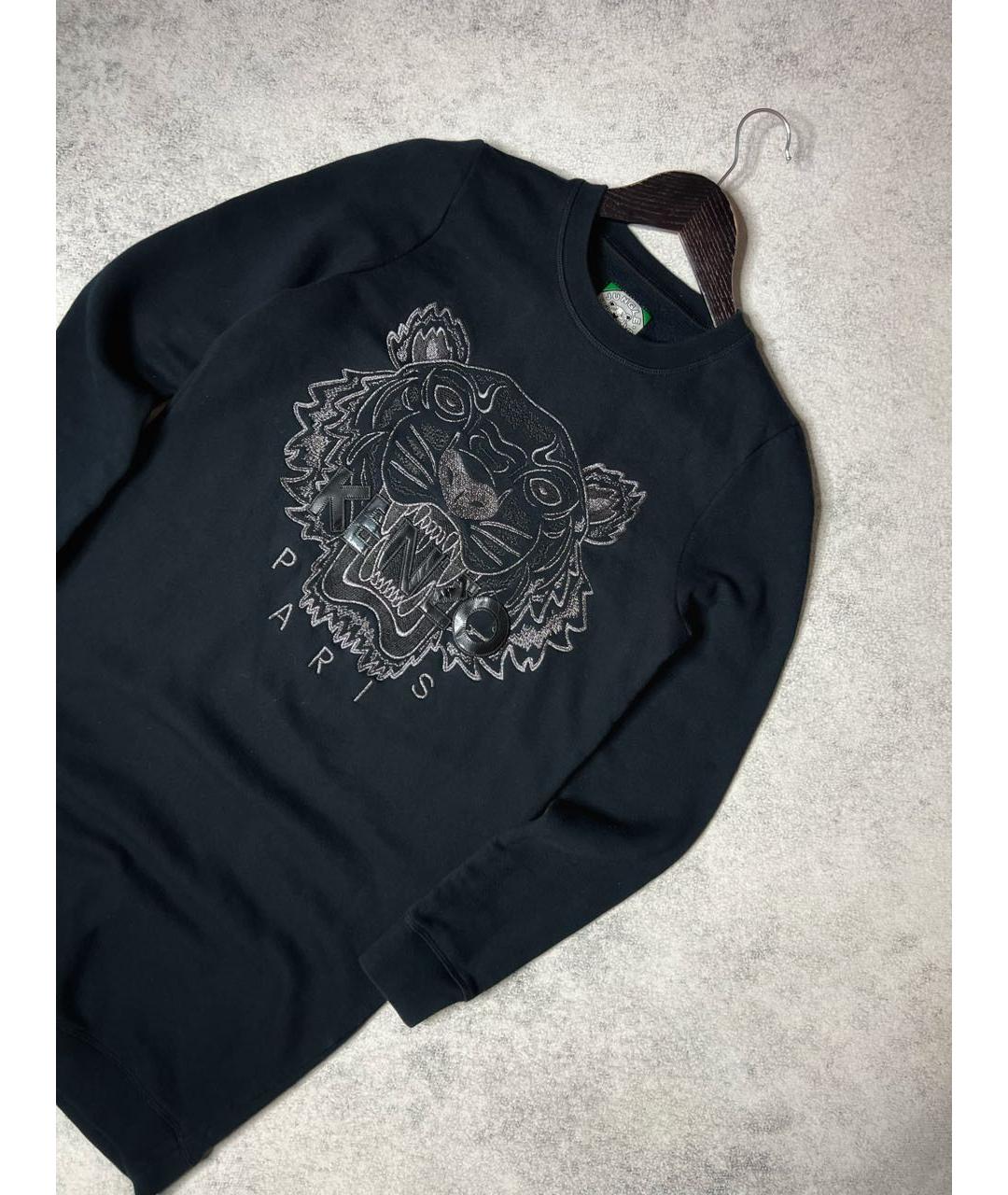 KENZO Черное хлопковое платье, фото 3
