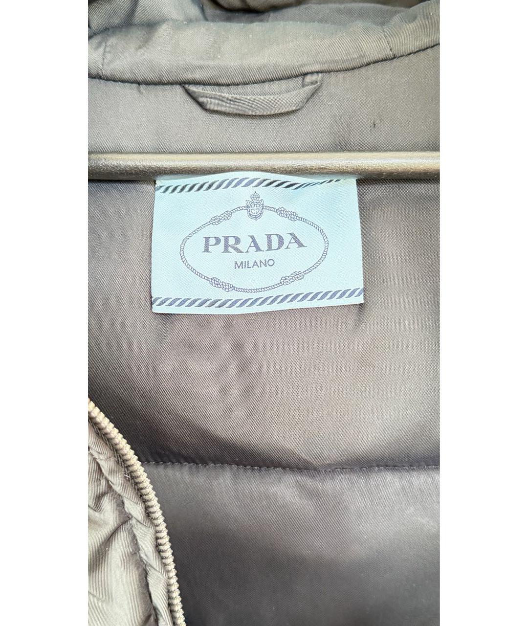 PRADA Черный пуховик, фото 3