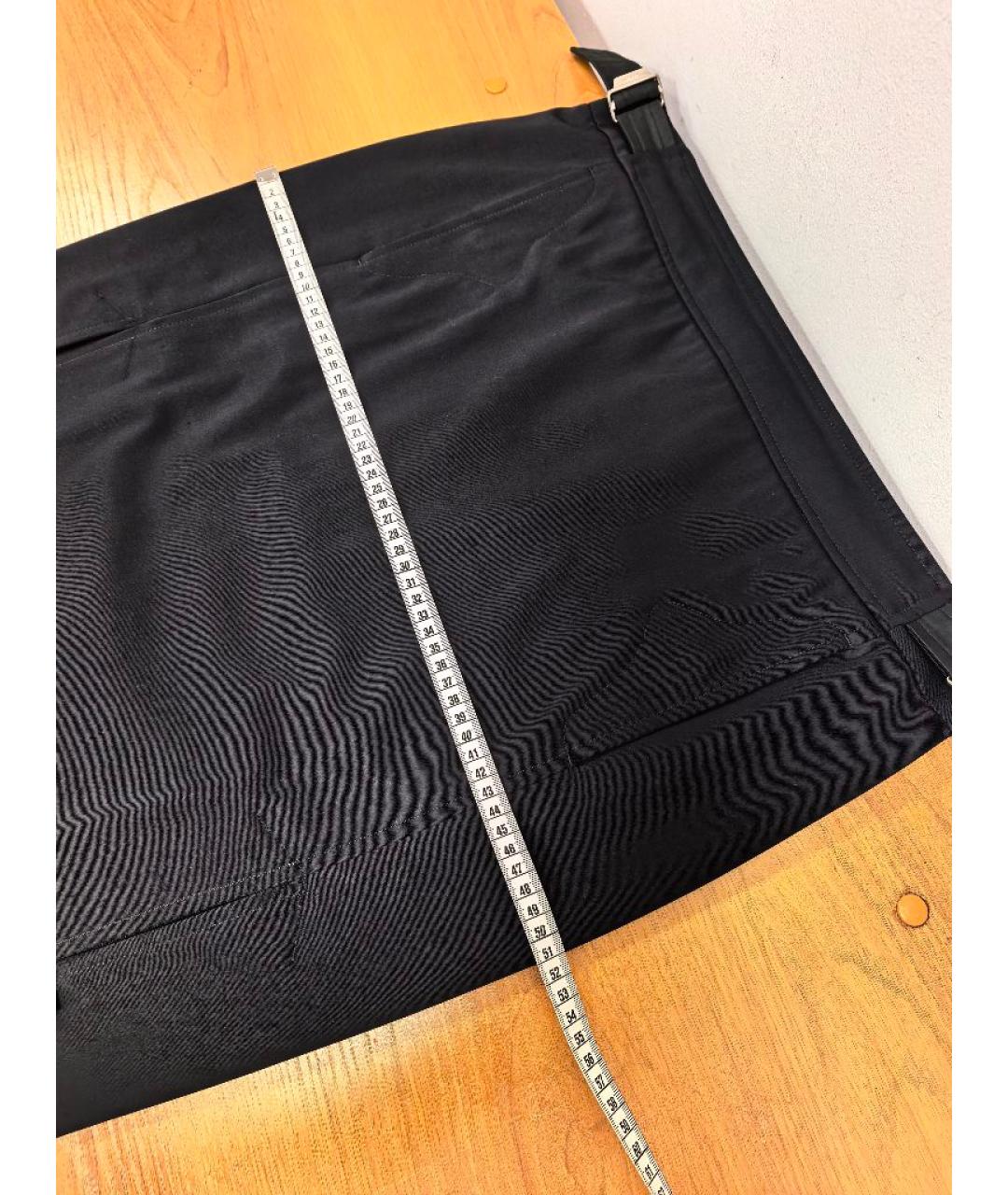 SAINT LAURENT Черная шерстяная юбка миди, фото 8