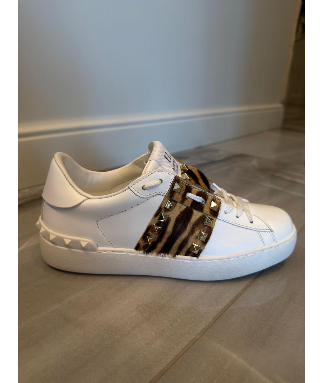 VALENTINO Белые кожаные кеды, фото 7