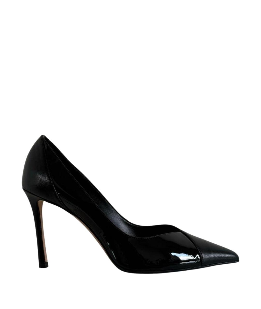 JIMMY CHOO Черные кожаные туфли, фото 1