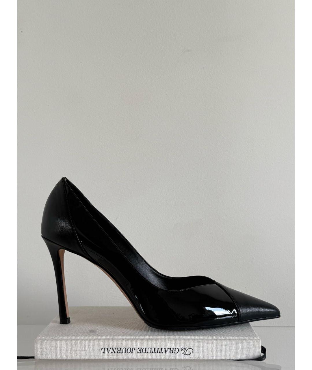 JIMMY CHOO Черные кожаные туфли, фото 5