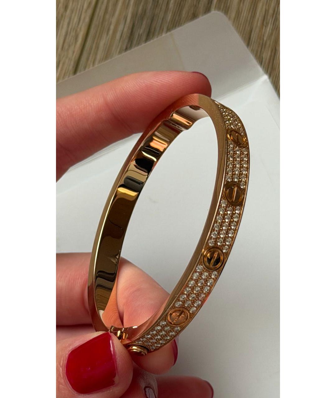 CARTIER Золотой браслет из розового золота, фото 3