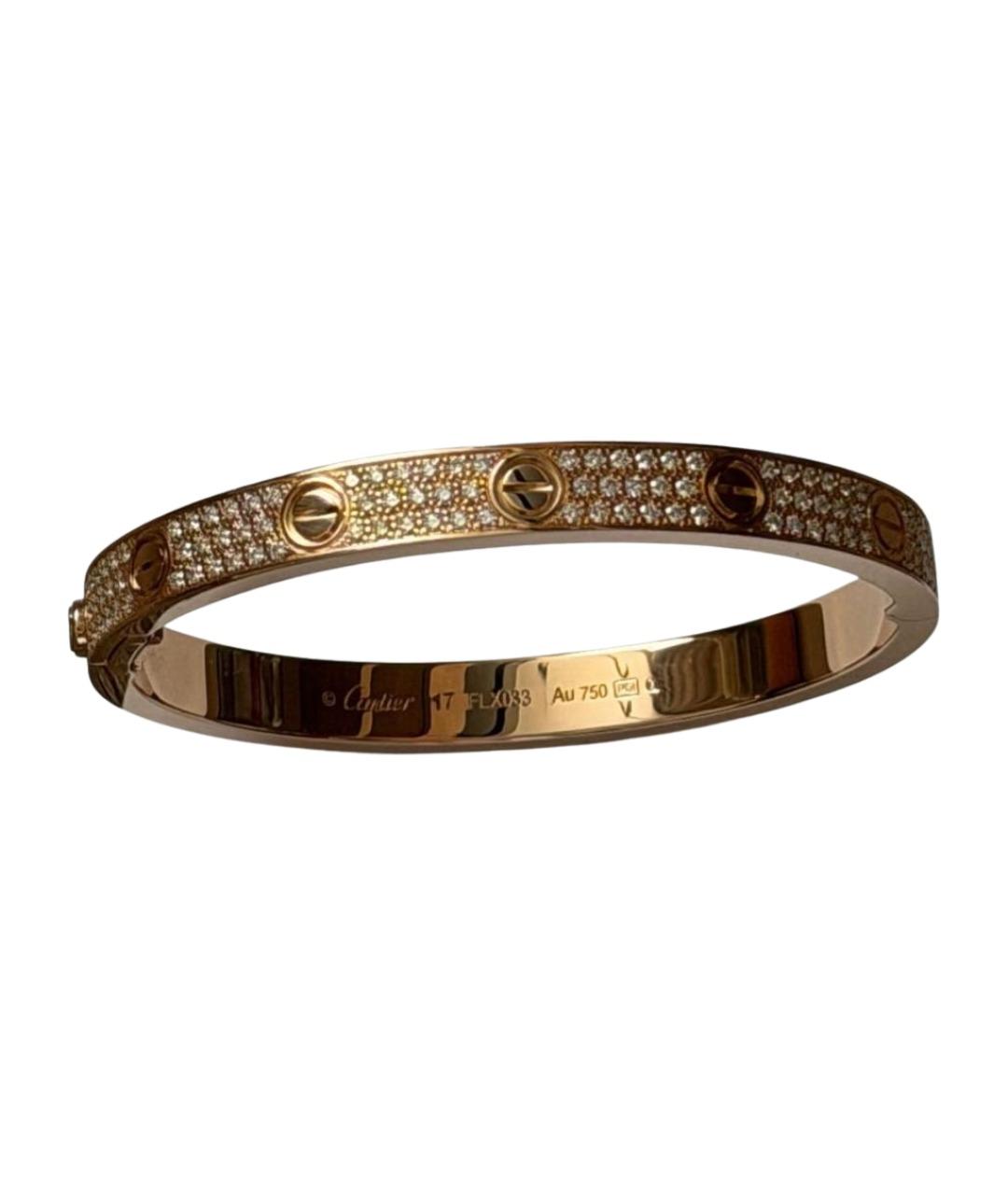 CARTIER Золотой браслет из розового золота, фото 1