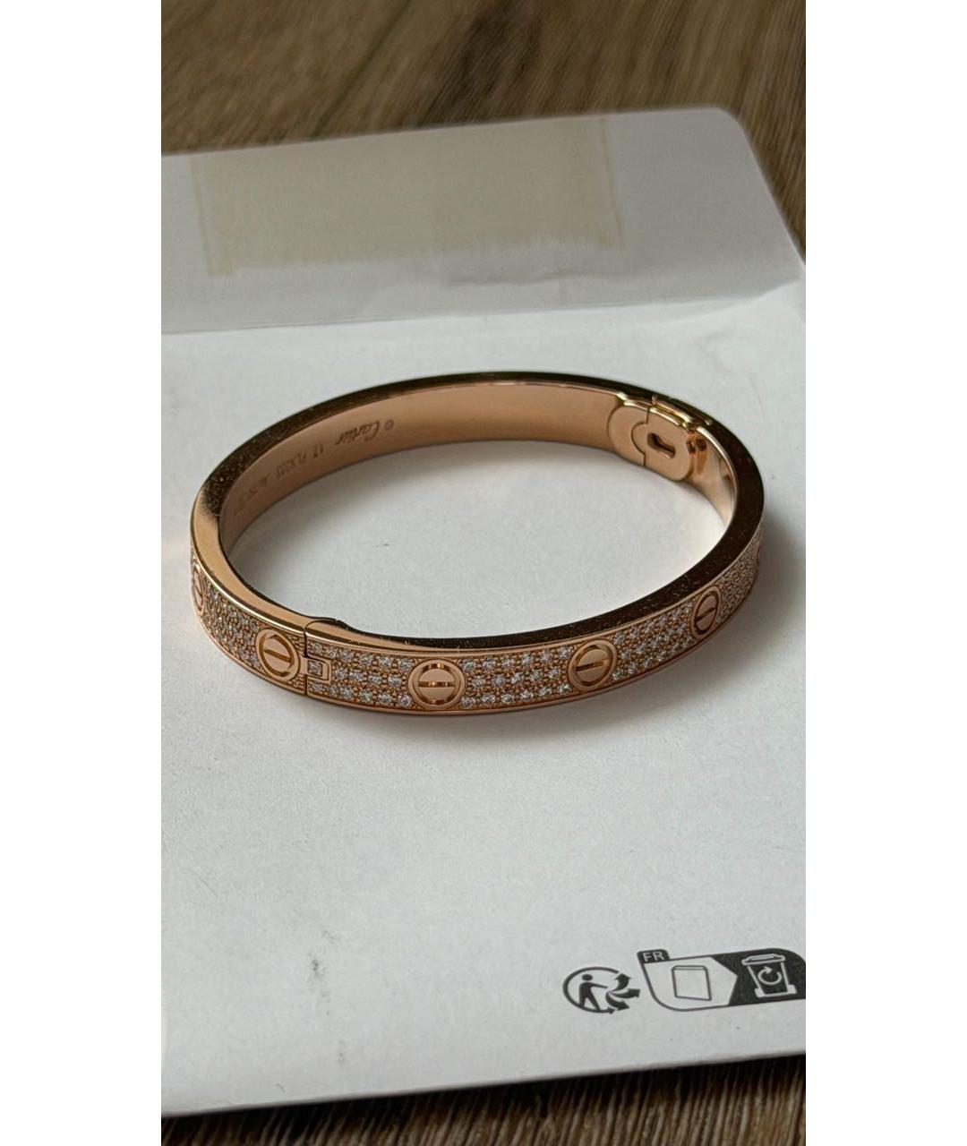 CARTIER Золотой браслет из розового золота, фото 5