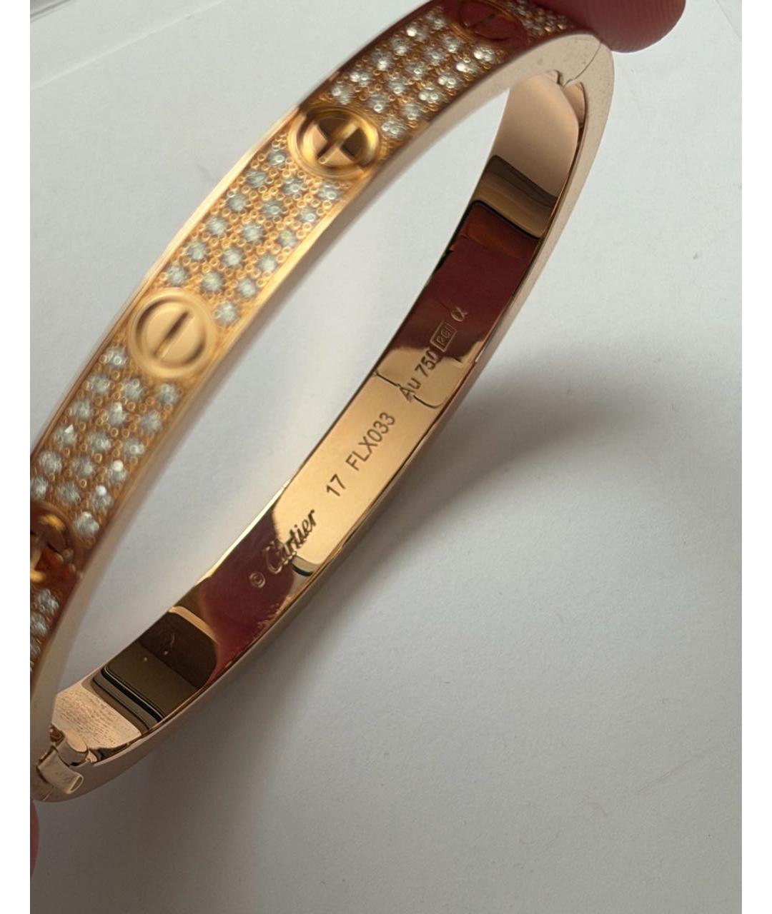 CARTIER Золотой браслет из розового золота, фото 2