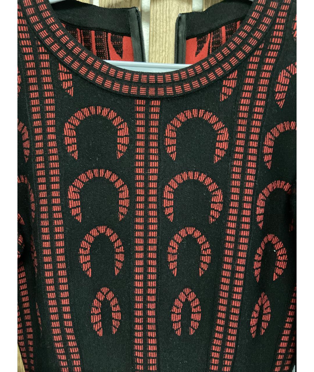 ALAIA Черное шерстяное вечернее платье, фото 4