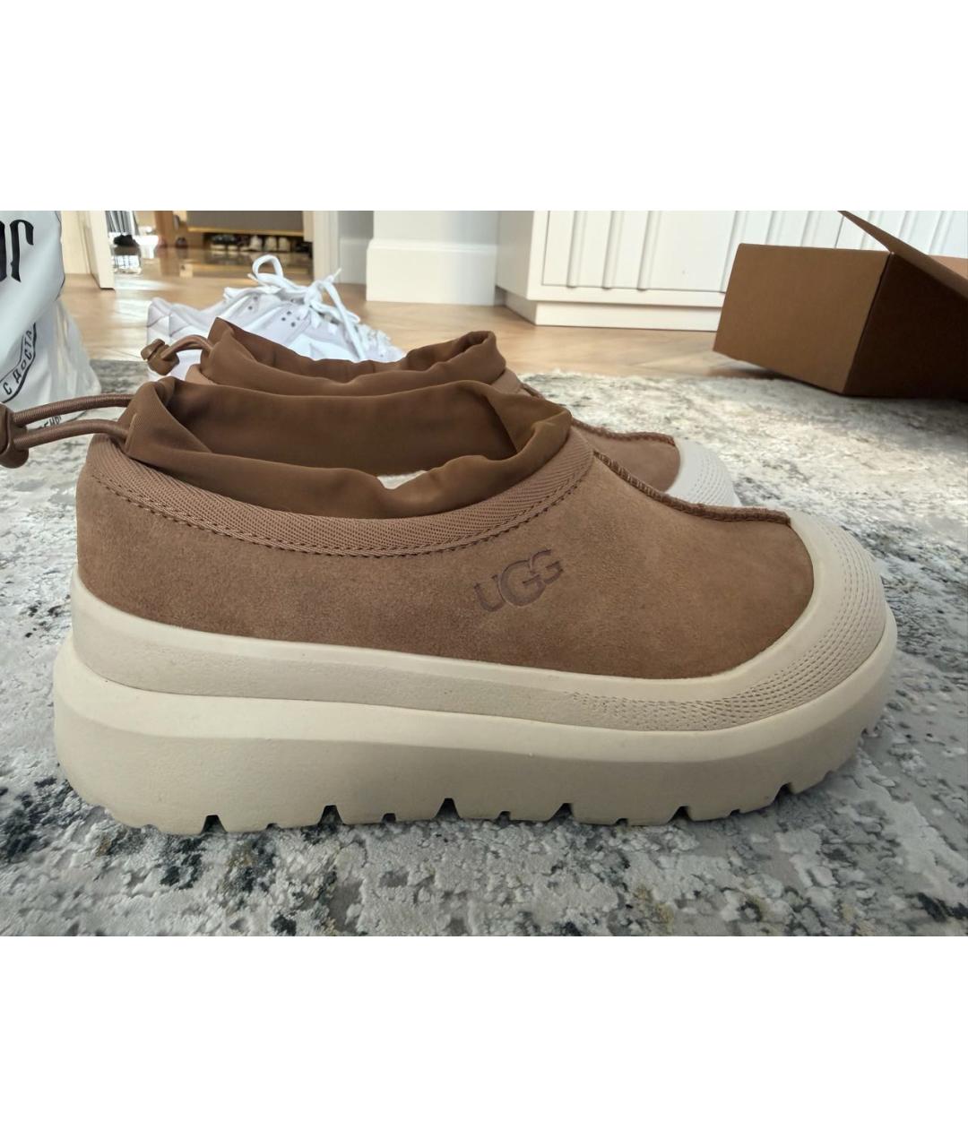 UGG Коричневые замшевые ботинки, фото 5