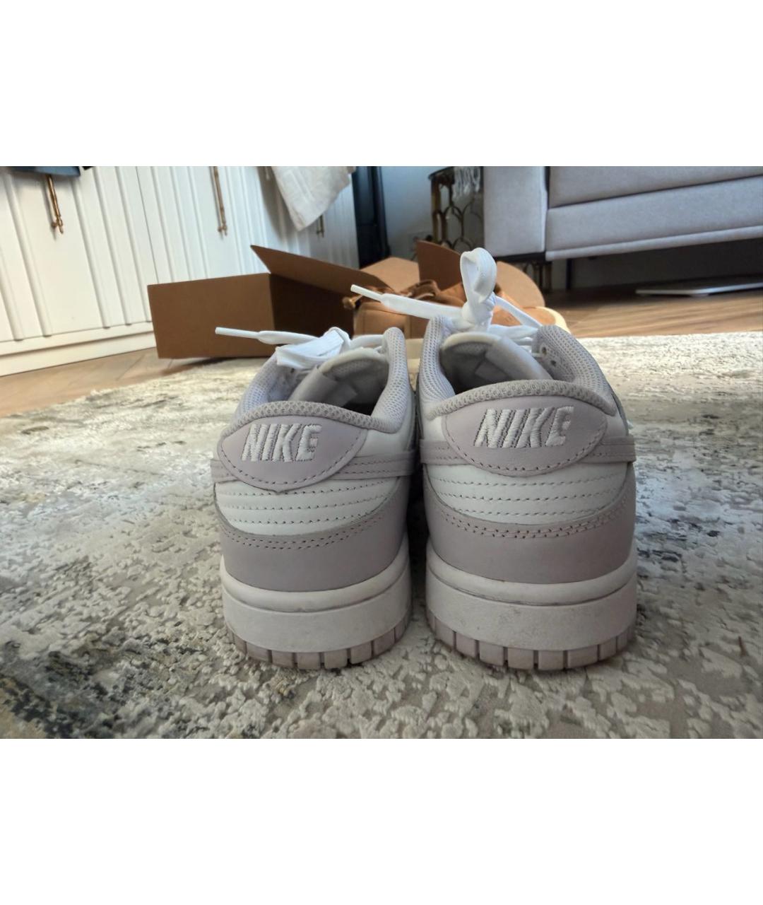 NIKE Белые кожаные кеды, фото 4