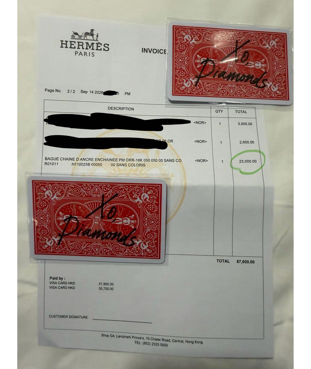 HERMES Розовое кольцо из розового золота, фото 5