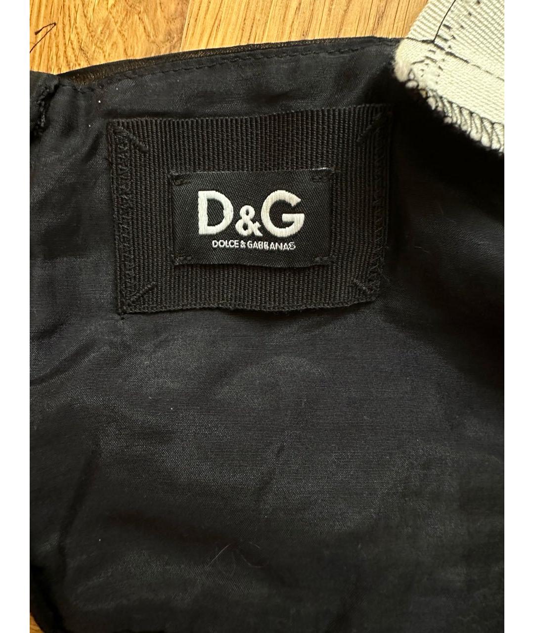 DOLCE&GABBANA Черная шелковая блузы, фото 5