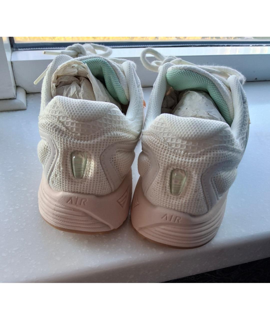 NIKE Белые текстильные кроссовки, фото 4