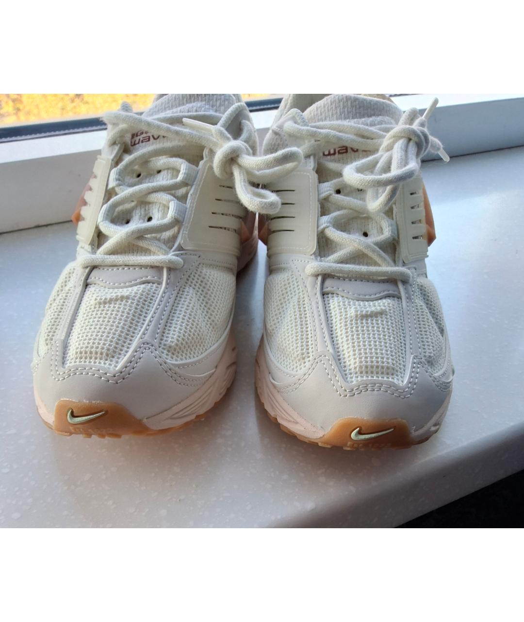 NIKE Белые текстильные кроссовки, фото 3