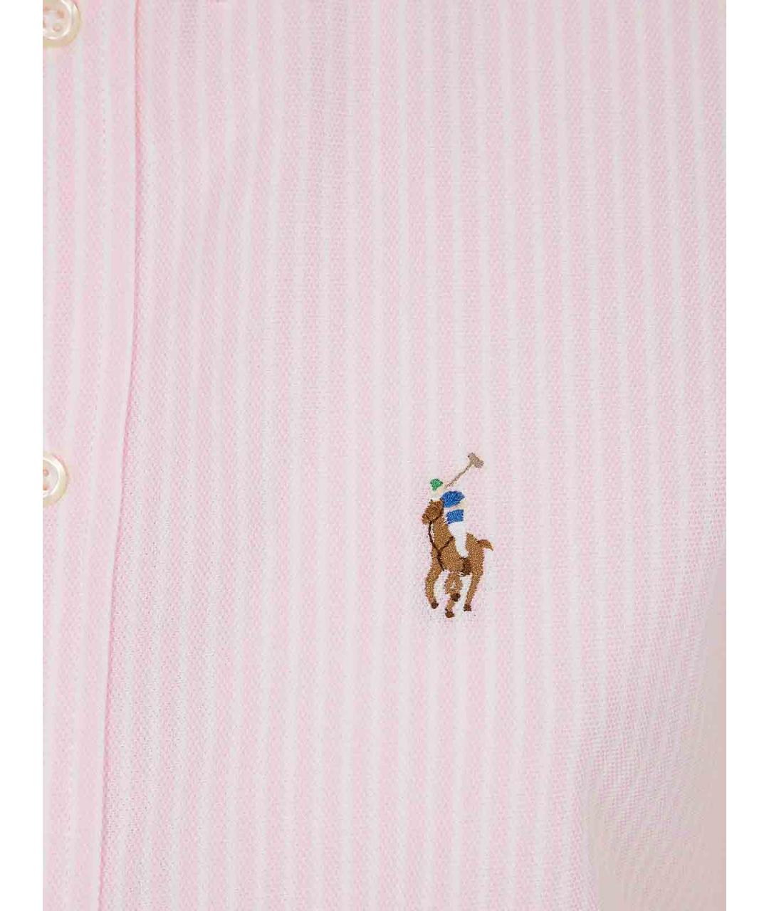 POLO RALPH LAUREN Розовая хлопковая рубашка, фото 3