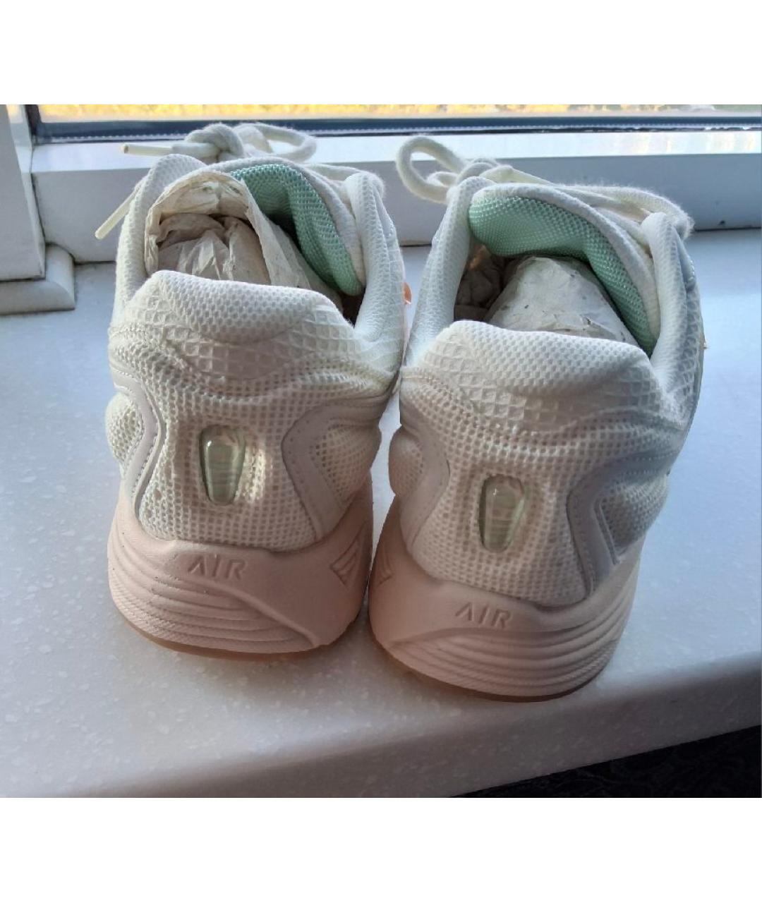 NIKE Белые текстильные кроссовки, фото 4
