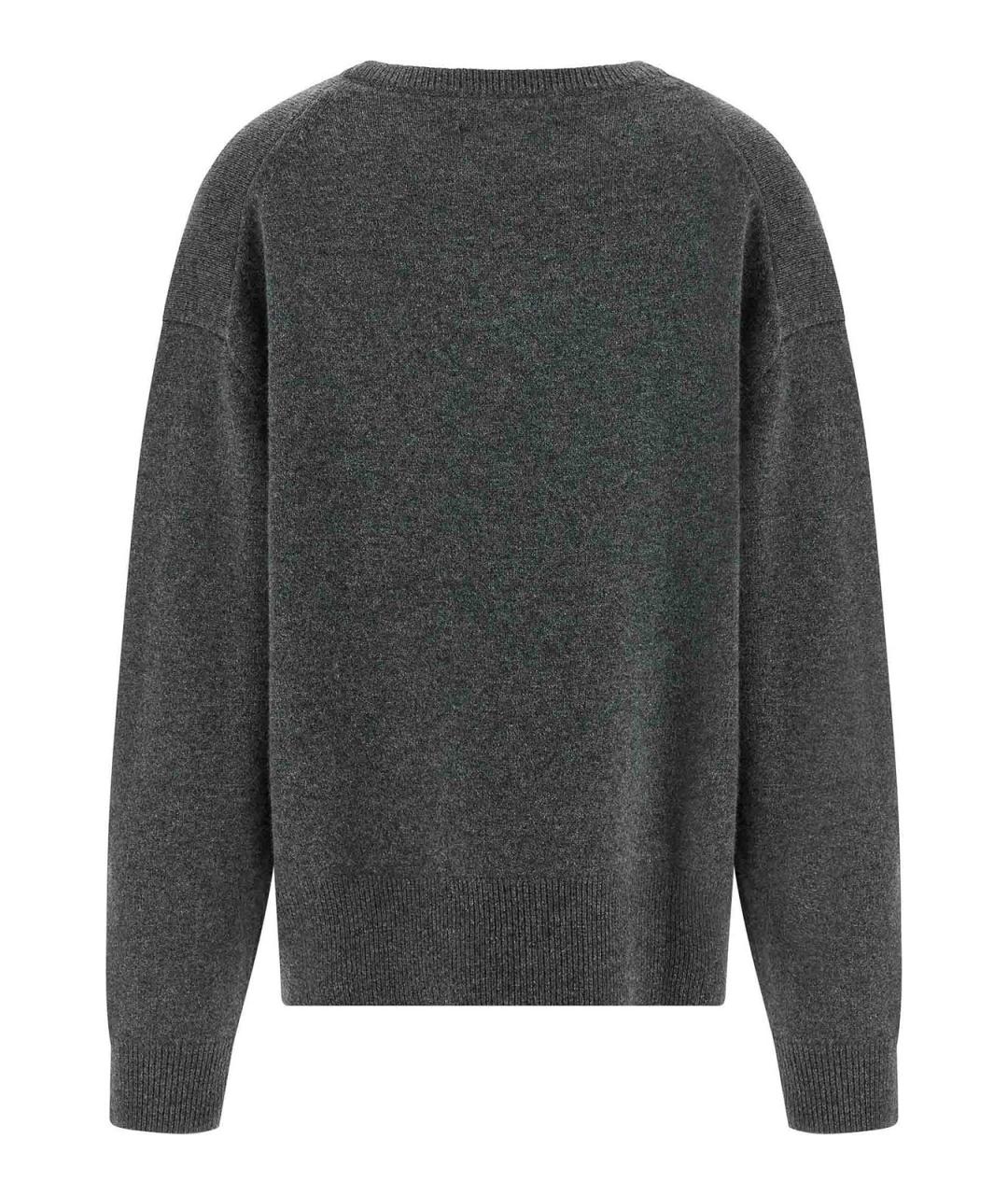 EXTREME CASHMERE Серый кашемировый джемпер / свитер, фото 2
