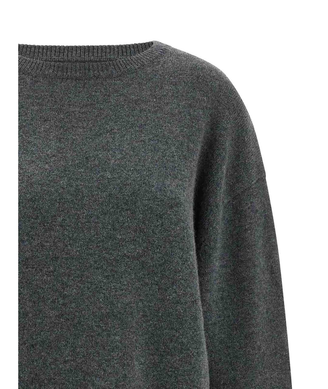 EXTREME CASHMERE Серый кашемировый джемпер / свитер, фото 3