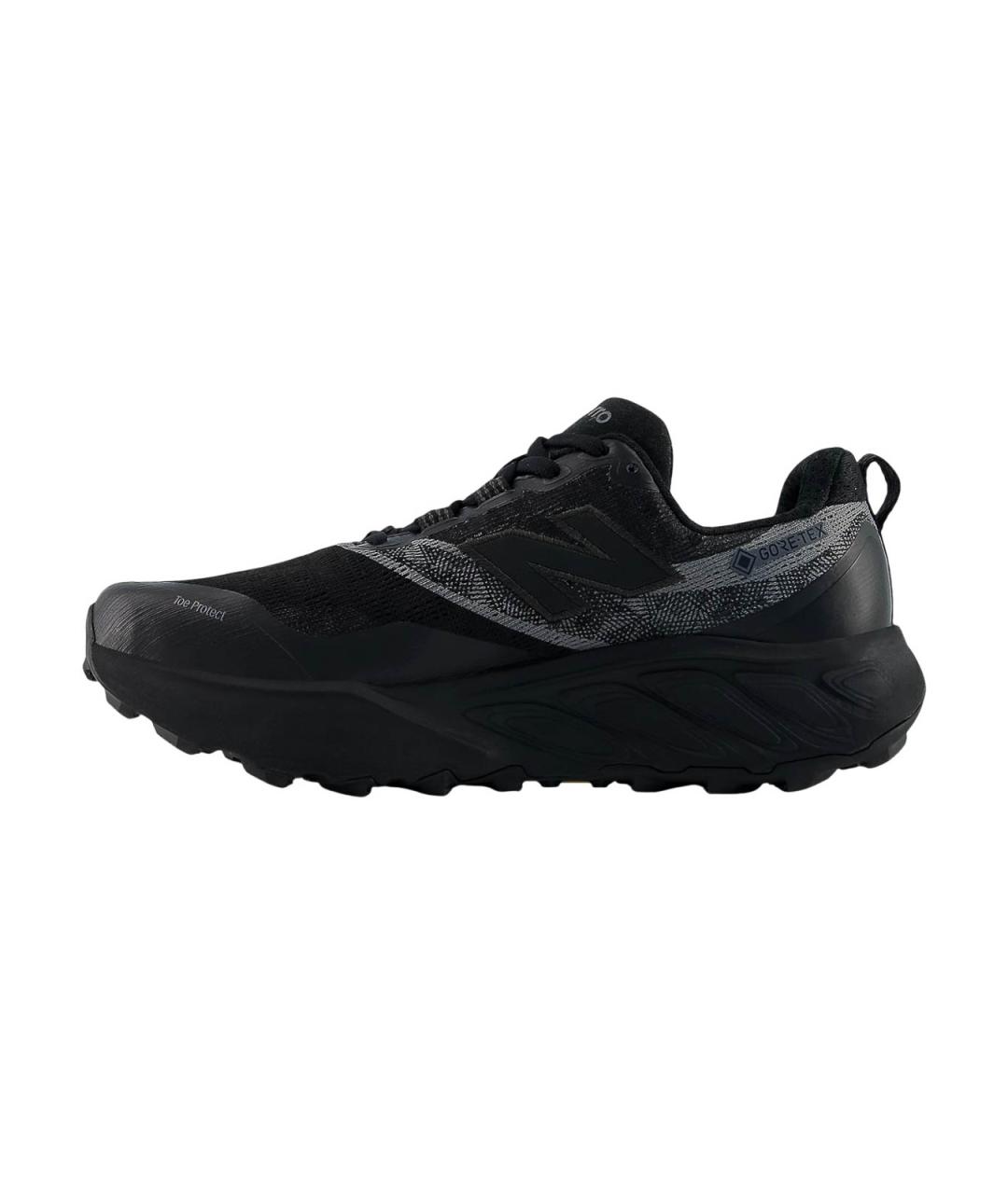 NEW BALANCE Черные синтетические низкие кроссовки / кеды, фото 3