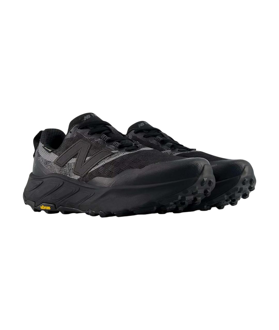 NEW BALANCE Черные синтетические низкие кроссовки / кеды, фото 2