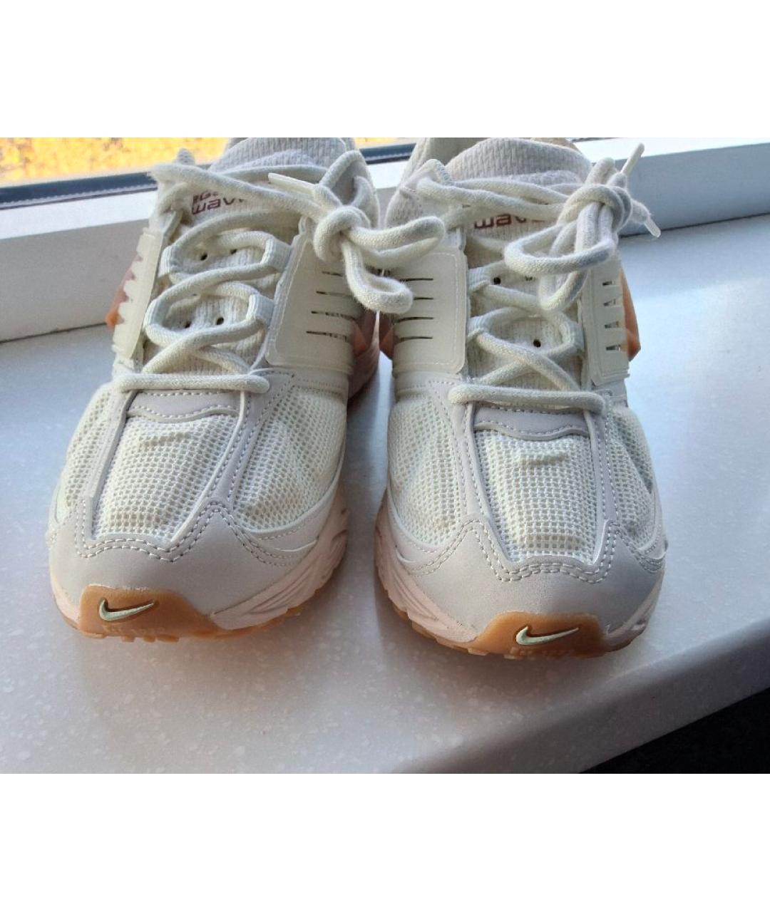 NIKE Белые текстильные кроссовки, фото 2