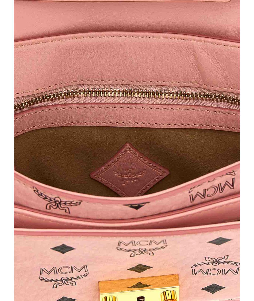 MCM Розовая сумка через плечо, фото 4