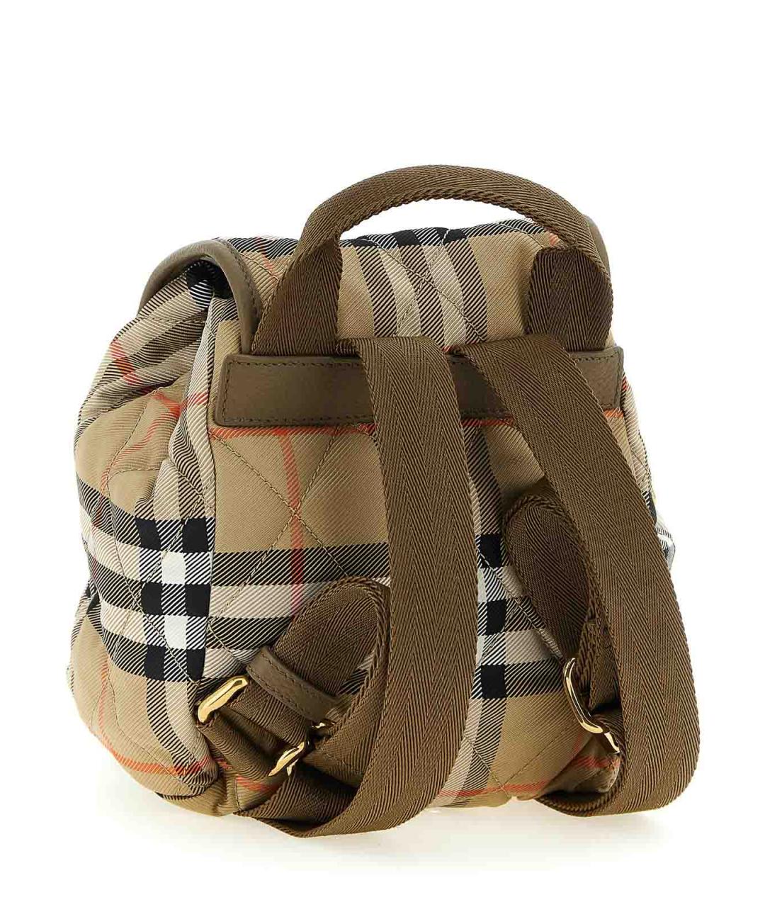 BURBERRY Бежевый нейлоновый рюкзак, фото 2