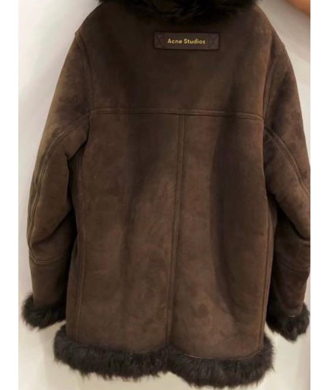 ACNE STUDIOS Коричневая дубленка, фото 3