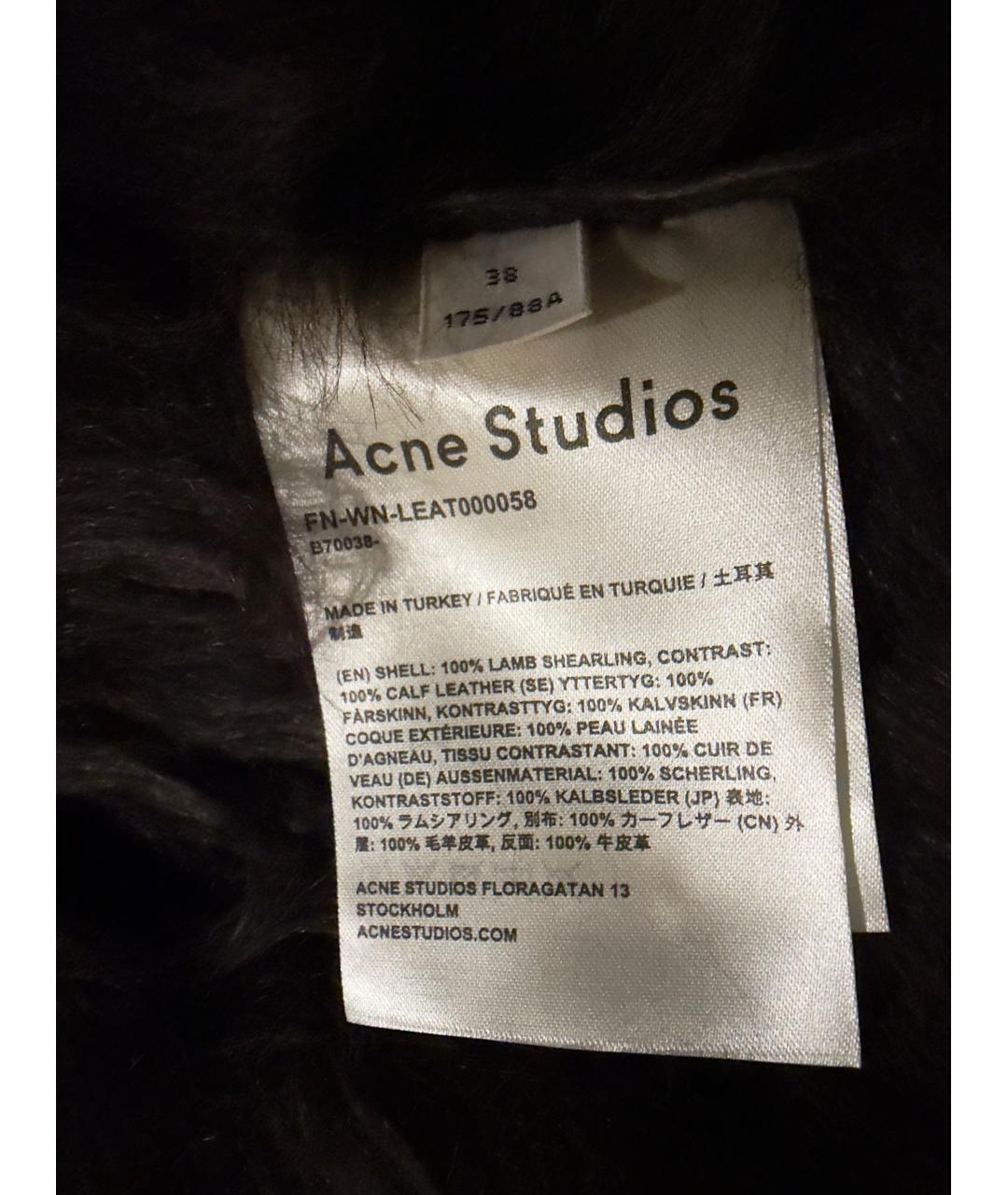 ACNE STUDIOS Коричневая дубленка, фото 6