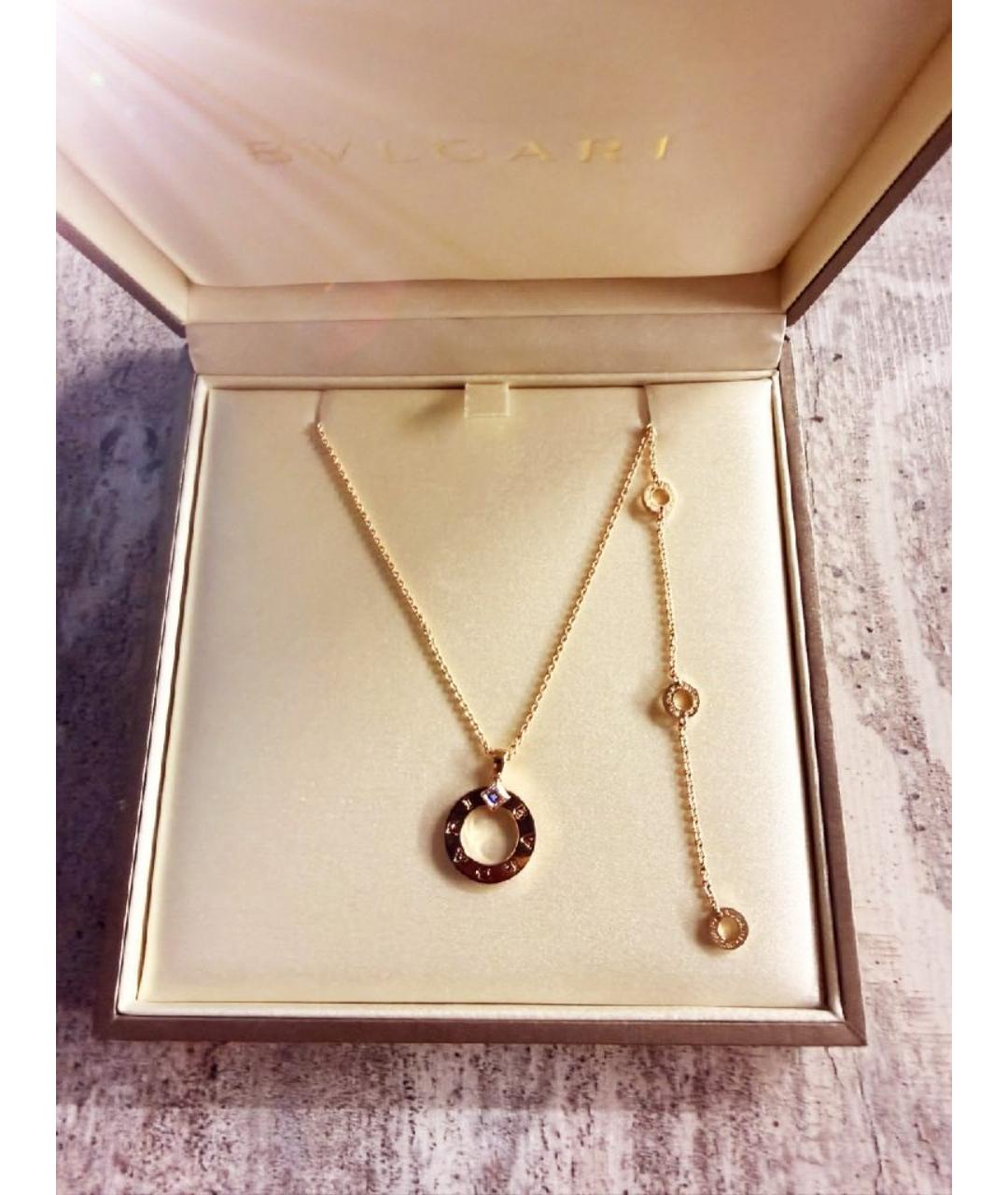BVLGARI Золотая подвеска из розового золота, фото 2