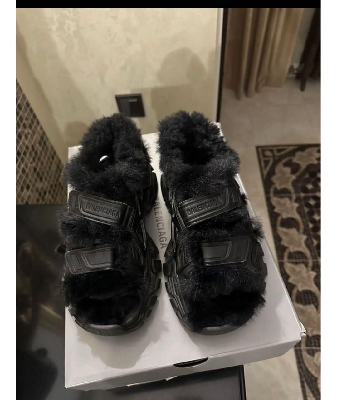 BALENCIAGA Черные кроссовки, фото 3
