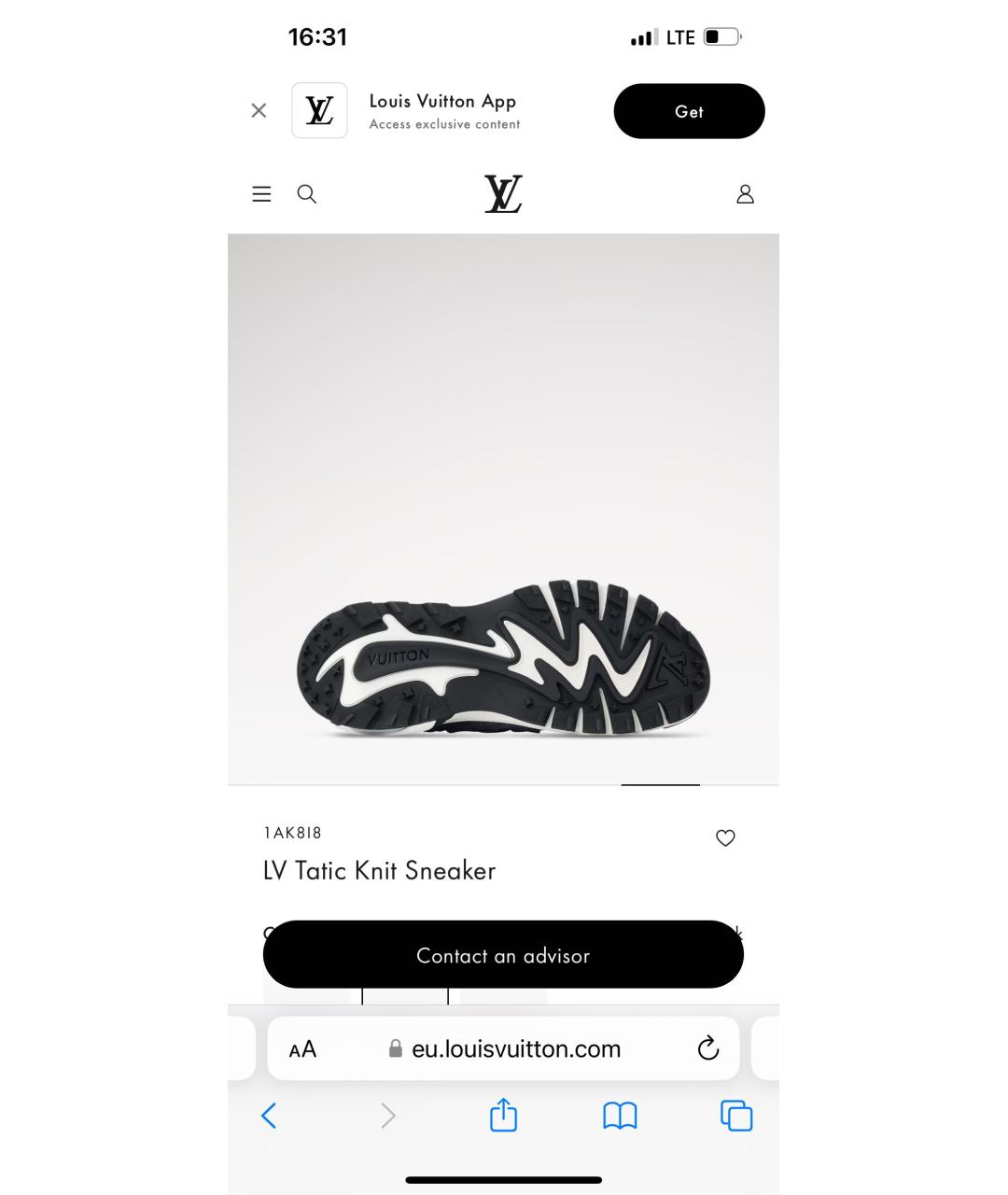 LOUIS VUITTON Серые текстильные низкие кроссовки / кеды, фото 5
