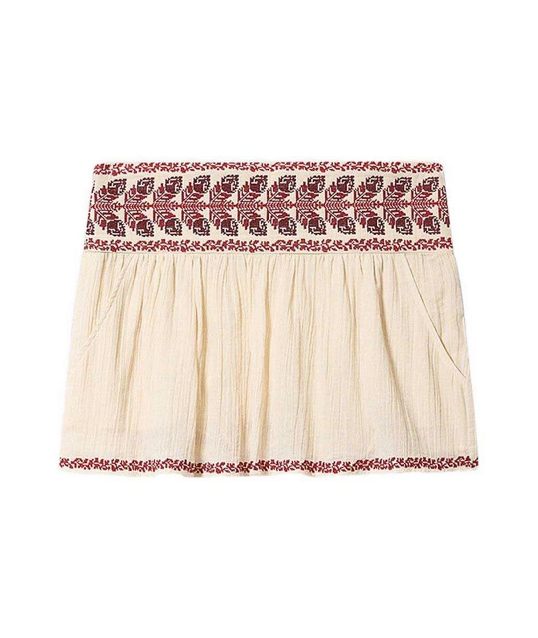 ISABEL MARANT ETOILE Бежевая юбка мини, фото 1