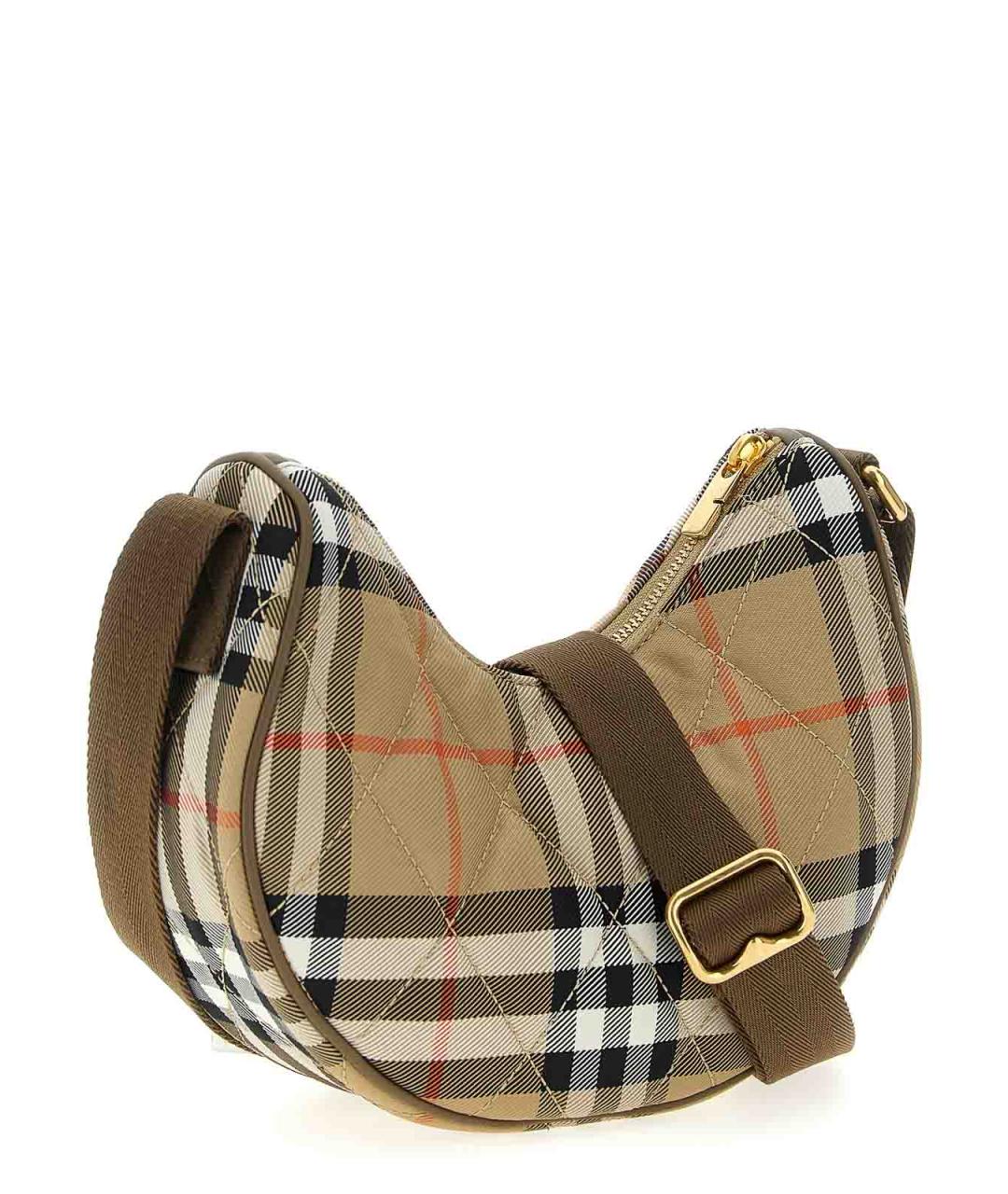 BURBERRY Бежевая нейлоновая сумка через плечо, фото 2