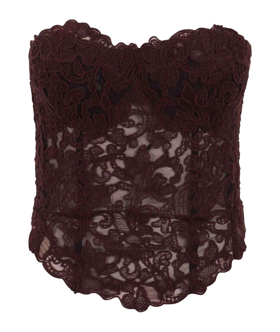 ERMANNO SCERVINO Бордовый корсеты, фото 1