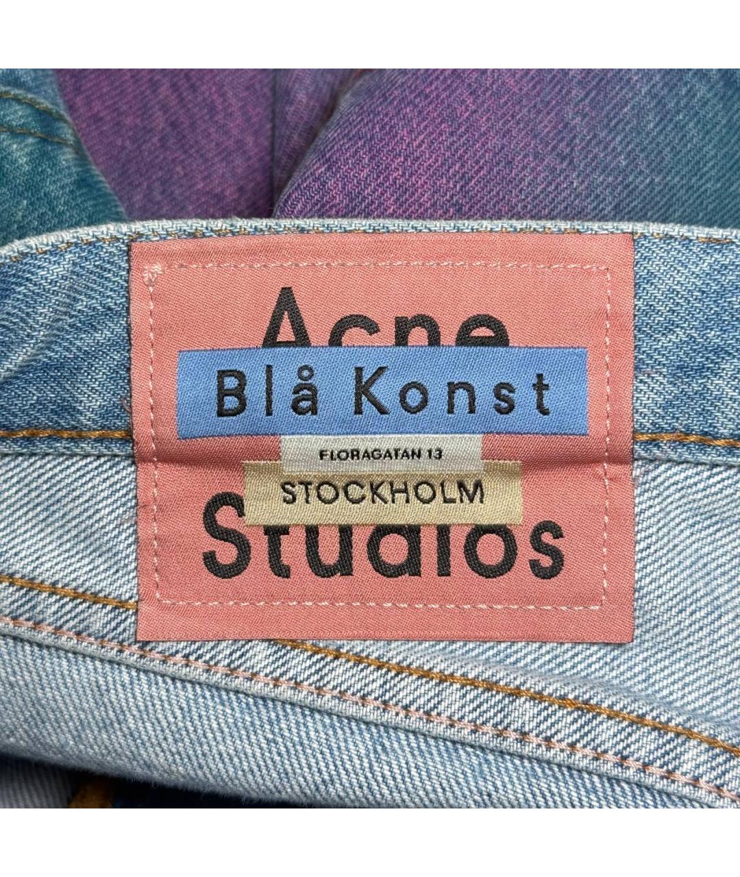 ACNE STUDIOS Синие прямые джинсы, фото 9
