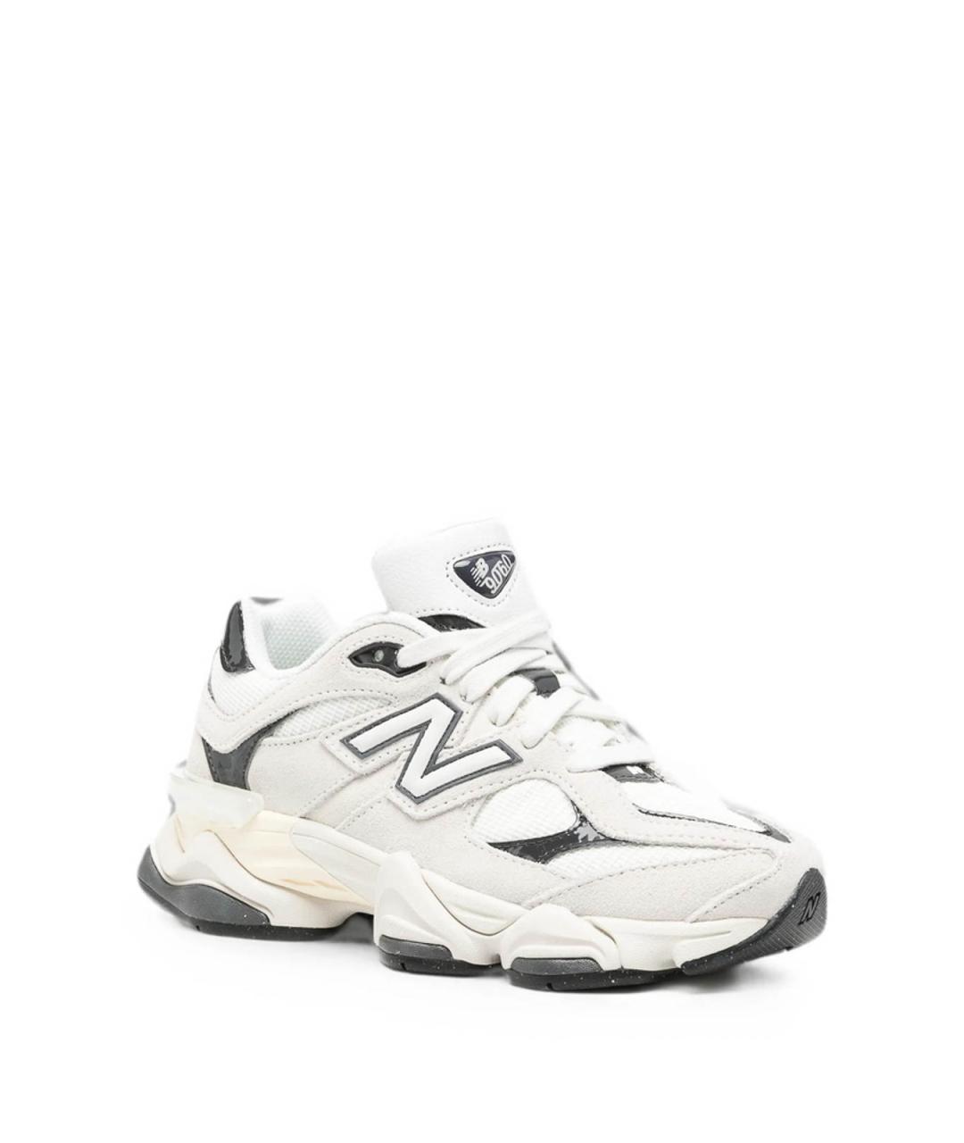 NEW BALANCE Белые замшевые кроссовки, фото 3
