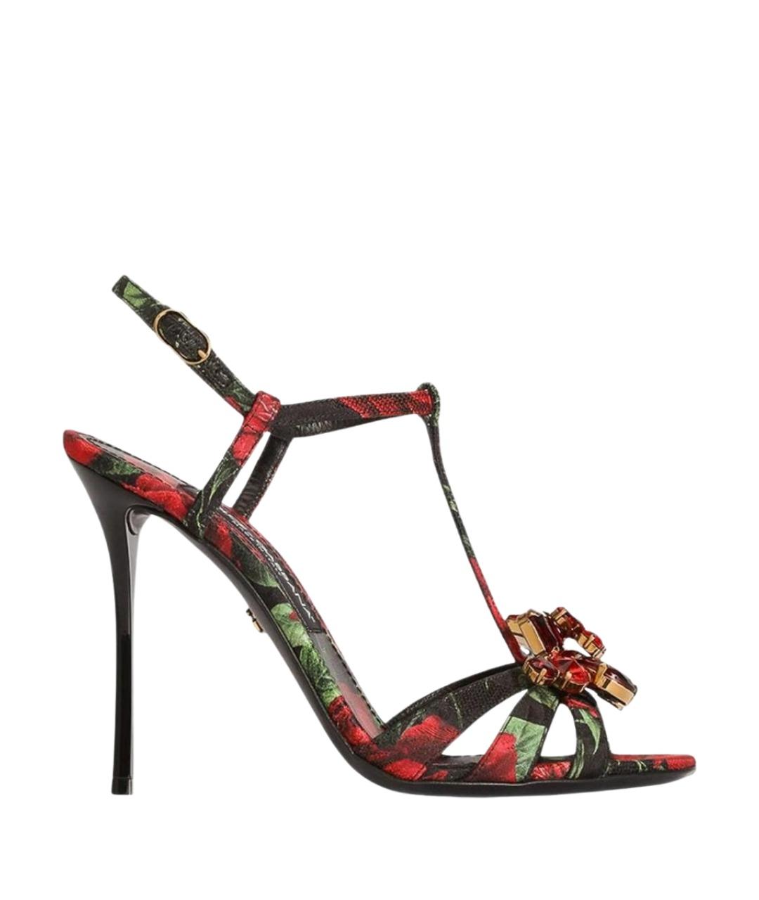 DOLCE&GABBANA Мульти босоножки, фото 1