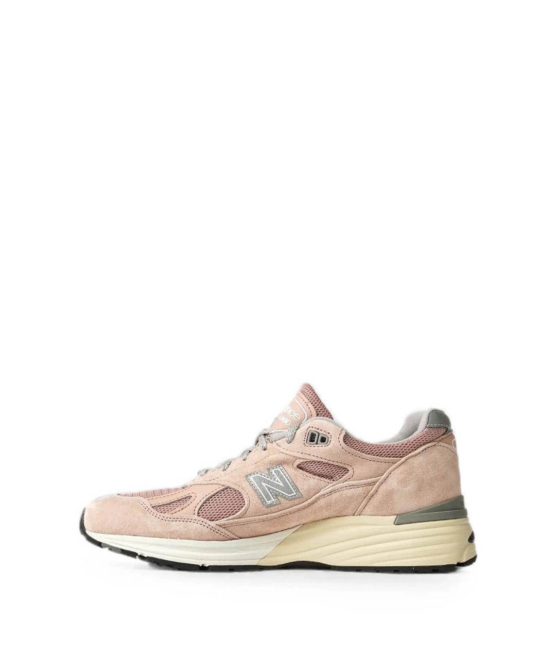 NEW BALANCE Розовые замшевые кроссовки, фото 3