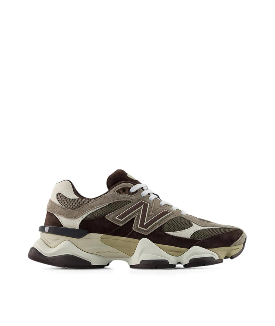 NEW BALANCE Коричневые замшевые низкие кроссовки / кеды, фото 1