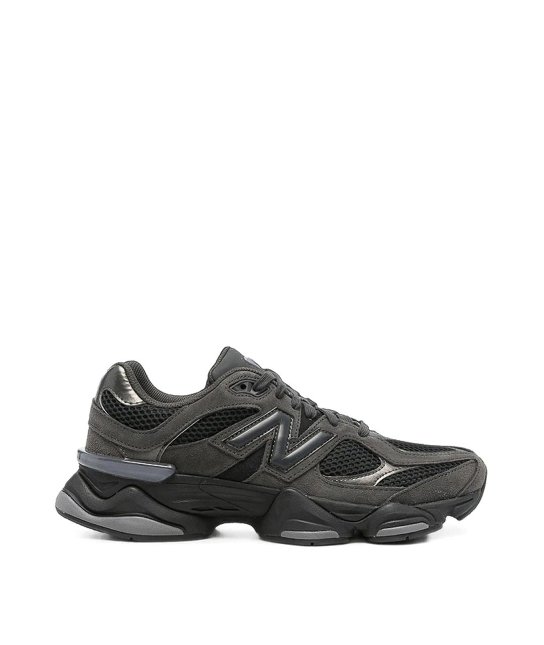 NEW BALANCE Серые замшевые низкие кроссовки / кеды, фото 1