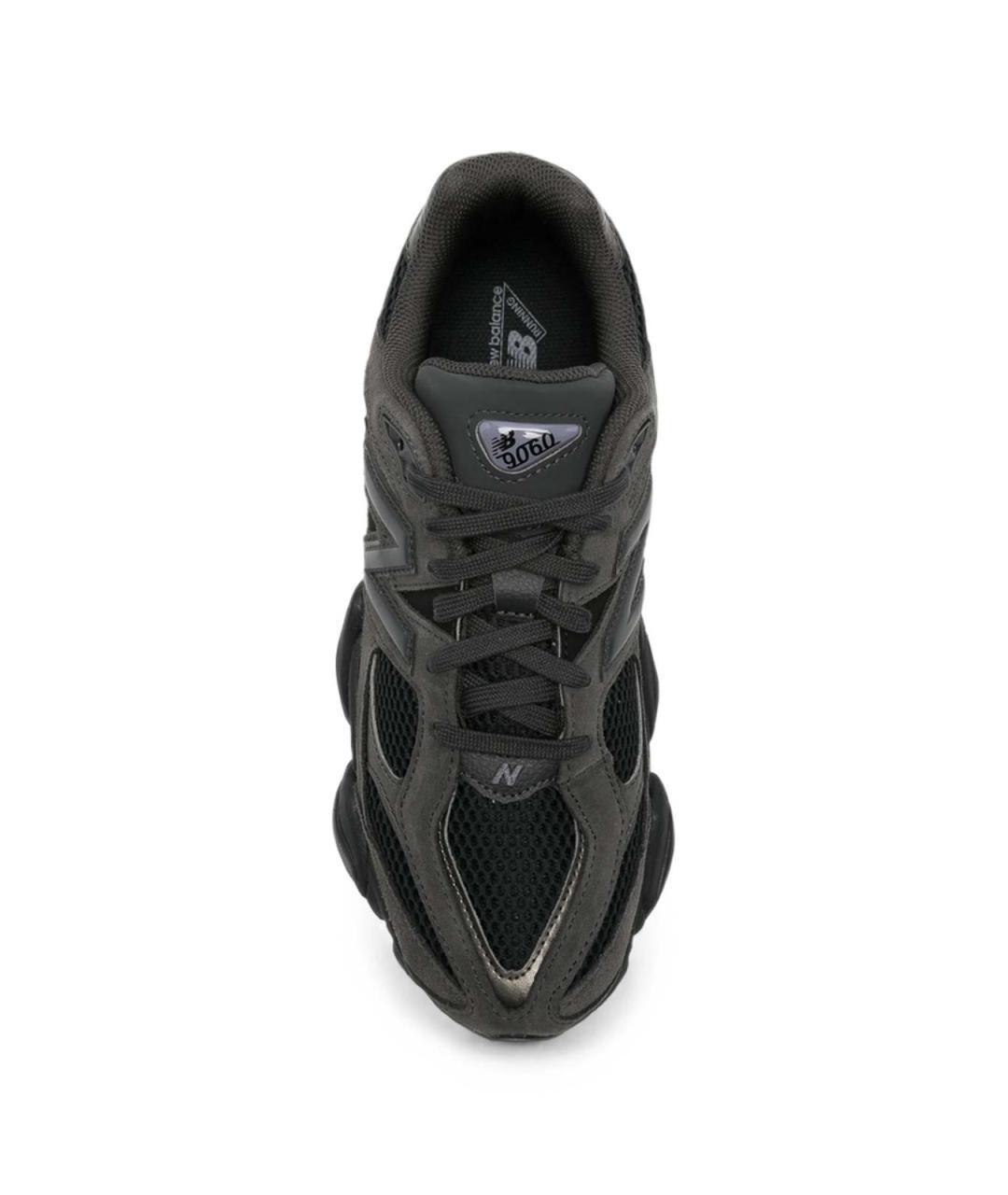 NEW BALANCE Серые замшевые низкие кроссовки / кеды, фото 3