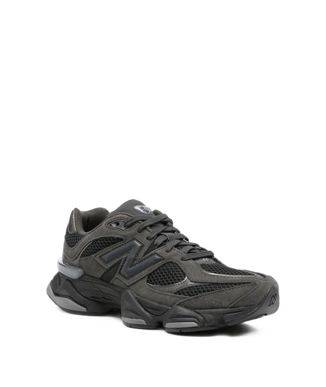 NEW BALANCE Серые замшевые низкие кроссовки / кеды, фото 2