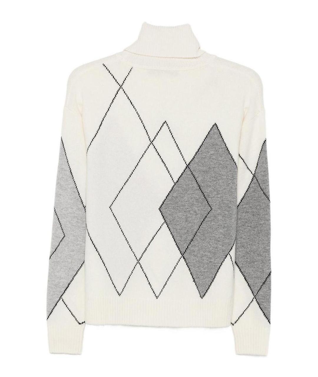 SEVENTY Белый шерстяной джемпер / свитер, фото 2