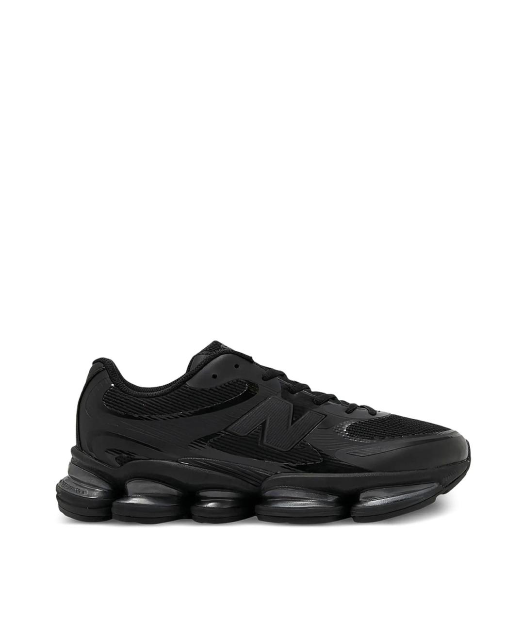NEW BALANCE Черные текстильные низкие кроссовки / кеды, фото 1