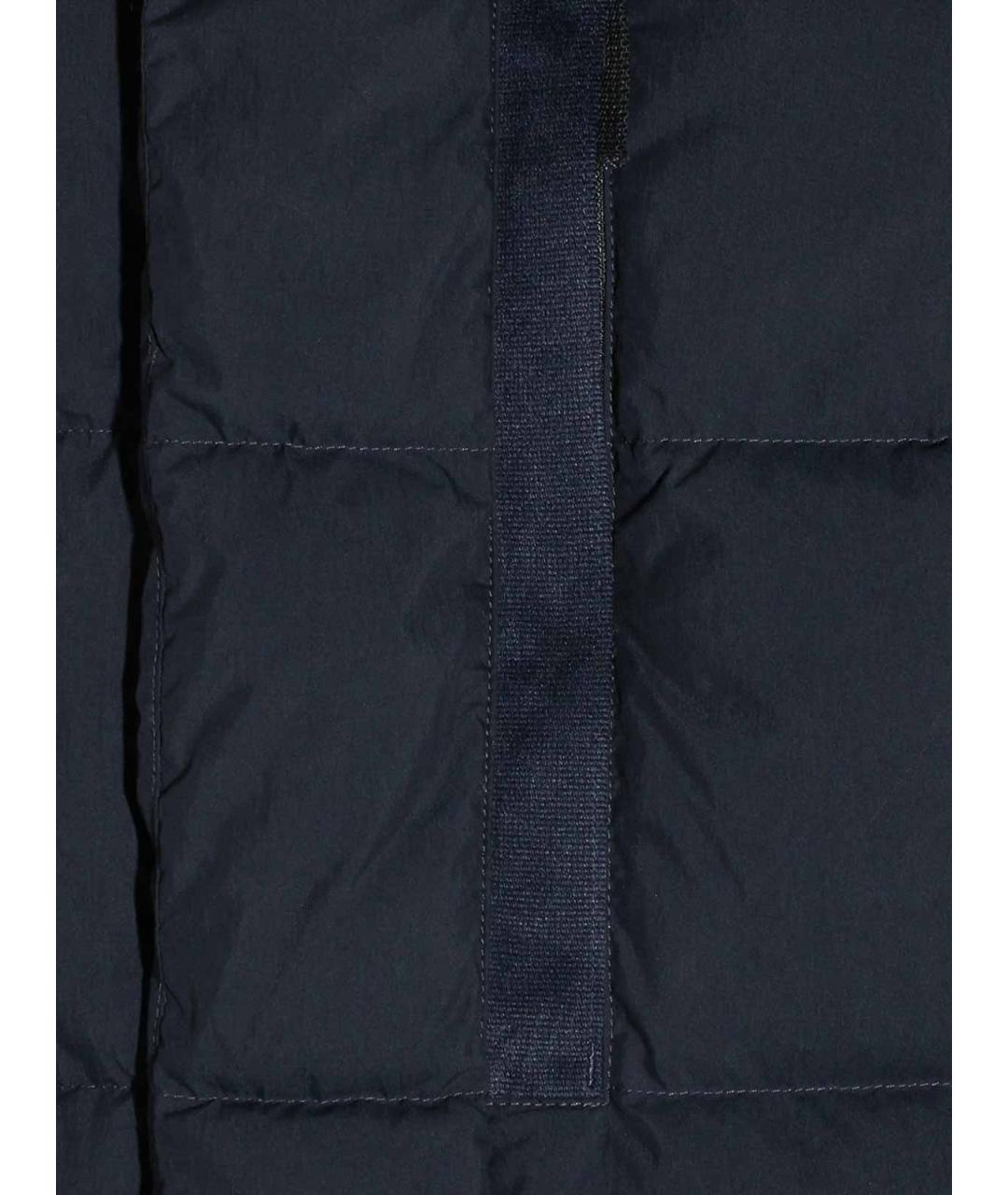 STONE ISLAND Синий полиамидовый пуховик, фото 4